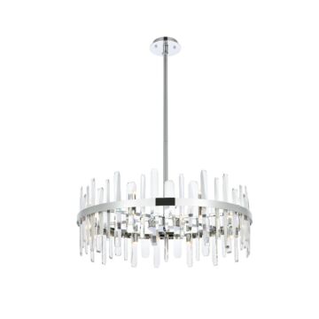 Serena 16-Light Chandelier in Chrome