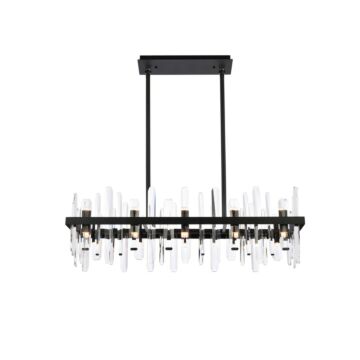 Serena 20-Light Chandelier in Black