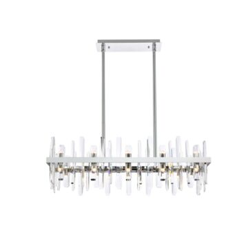 Serena 20-Light Chandelier in Chrome