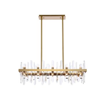 Serena 20-Light Chandelier in Satin Gold