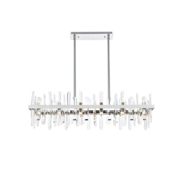 Serena 24-Light Chandelier in Chrome