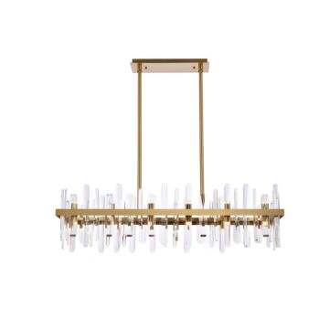 Serena 24-Light Chandelier in Satin Gold