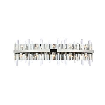 Serena 10-Light Bathroom Vanity Light Sconce in Chrome
