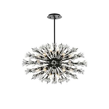 Vera 24-Light Pendant in Black