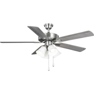Airpro Builder Fan 52" Ceiling Fan in Brushed Nickel by Progress Lighting