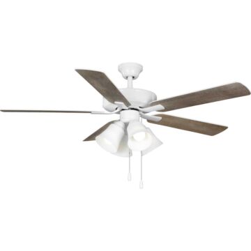 Airpro Builder Fan 52" Ceiling Fan in White by Progress Lighting