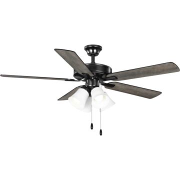 Airpro Builder Fan 52" Ceiling Fan in Matte Black by Progress Lighting
