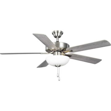 Airpro Builder Fan 52" Ceiling Fan in Brushed Nickel by Progress Lighting