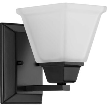 Clifton Heights 1-Light Bathroom Vanity Light Vanity in Matte Black