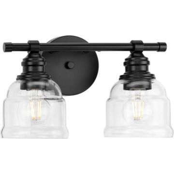 Ambrose 2-Light Bathroom Vanity Light Vanity in Matte Black
