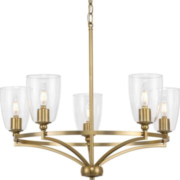 Parkhurst 5-Light Chandelier in Brushed Bronze