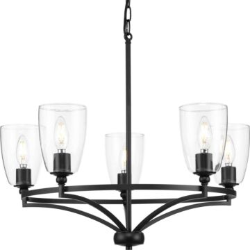 Parkhurst 5-Light Chandelier in Matte Black