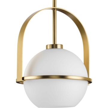 Delayne 1-Light Pendant in Brushed Bronze