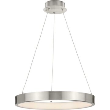 Inverse LED 1-Light LED Pendant in Brushed Nickel