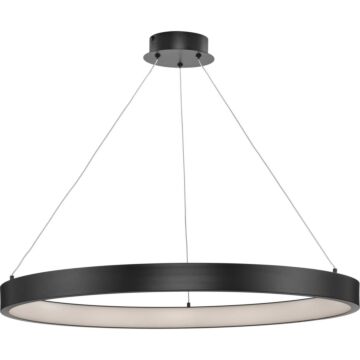 Inverse LED 1-Light LED Pendant in Matte Black