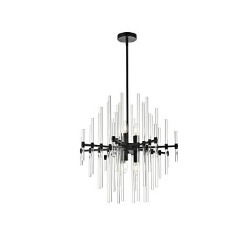 Sienna 6-Light Pendant in Black