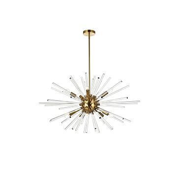 Sienna 10-Light Pendant in Gold