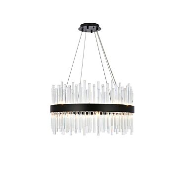 Dallas 16-Light Pendant in Black