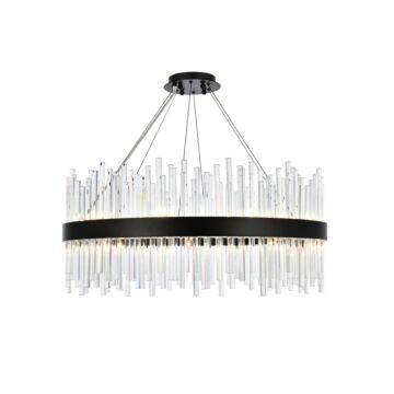 Dallas 18-Light Chandelier in Black