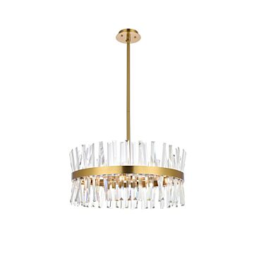 Serephina 14-Light Pendant in Satin Gold