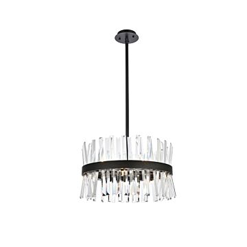 Serephina 10-Light Pendant in Black