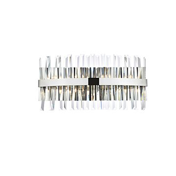 Serephina 8-Light Bathroom Vanity Light Sconce in Chrome