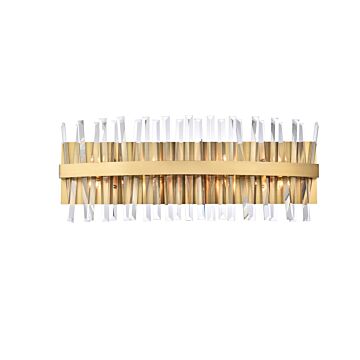 Serephina 8-Light Bathroom Vanity Light Sconce in Satin Gold