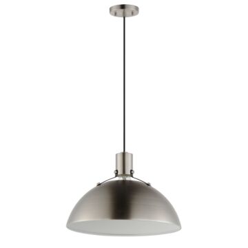 Dawn One Light Pendant in Satin Nickel by Maxim