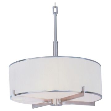 Nexus Four Light Pendant in Satin Nickel by Maxim