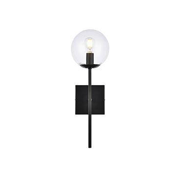 Neri 1-Light Wall Sconce in Black