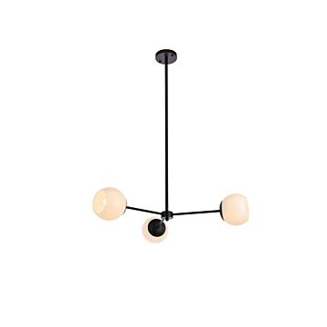 Briggs 3-Light Pendant in black