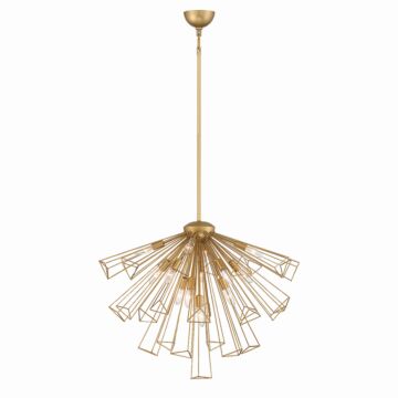 Dendelio  Chandelier in Gold by Eurofase