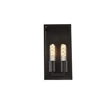 Voir 2-Light Wall Sconce in Black