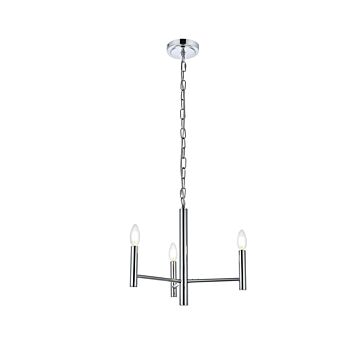 Carmella 3-Light Pendant in Chrome