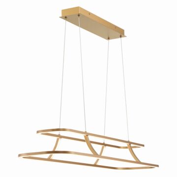 Cadoux LED Chandelier in Gold by Eurofase