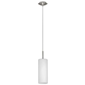 Troy 3 One Light Mini Pendant in Matte Nickel by Eglo USA
