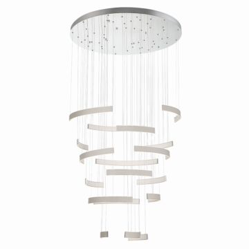 Verdura LED Chandelier in Grey by Eurofase