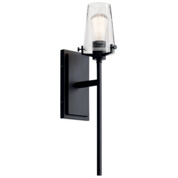 Alton One Light Wall Sconce in Black by Kichler