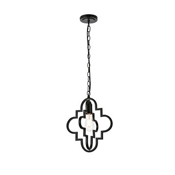 Sandara 1-Light Pendant in Black