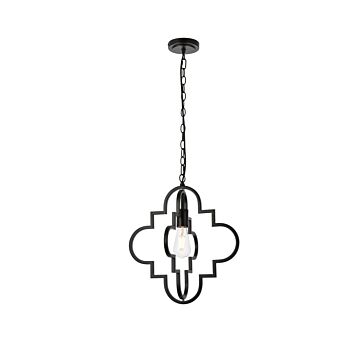 Sandara 1-Light Pendant in Black