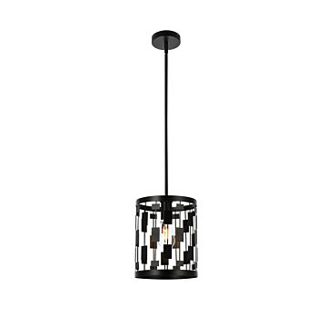 Levante 1-Light Pendant in Black