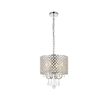 Elise 4-Light Pendant in chrome
