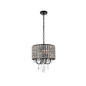 Elise 4-Light Pendant in black