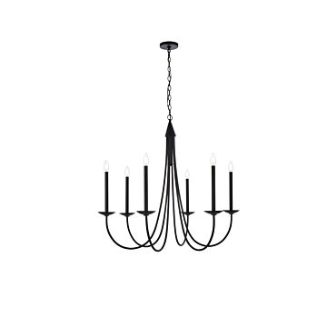 Cohen 6-Light Pendant in Black