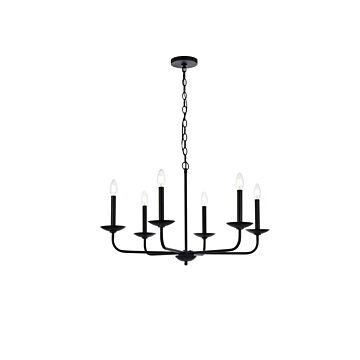 Cohen 6-Light Pendant in Black