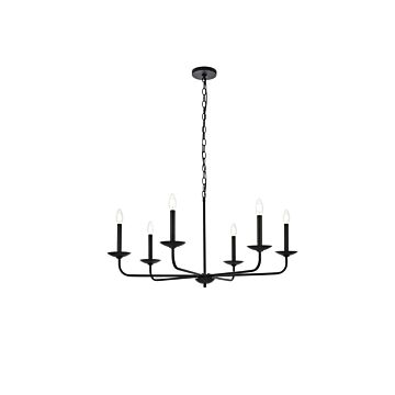 Cohen 6-Light Pendant in Black