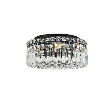 Maxime 4-Light Flush Mount in Black