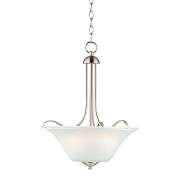 Vital Three Light Pendant in Satin Nickel by Maxim