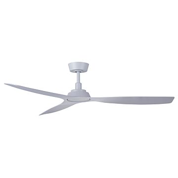 Moto 52in Hanging Ceiling Fan in White