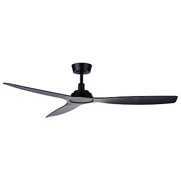 Moto 52in Hanging Ceiling Fan in Black